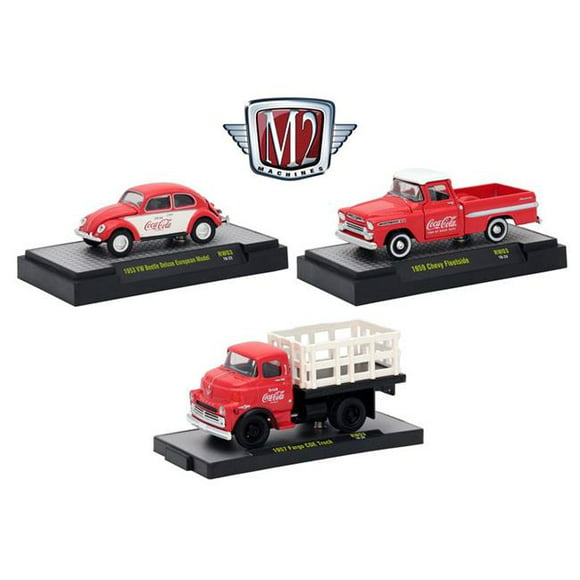 M2 MACHINES SQUAREBODY 3 PACK GMC CHEVY WALMART ONLY CHASE 1/750